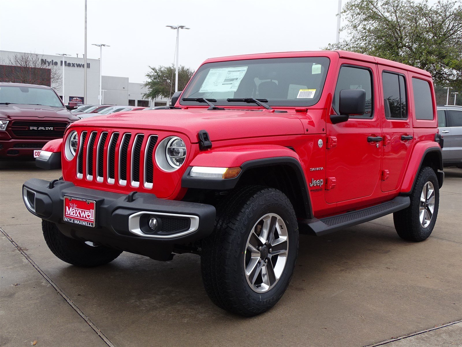 New 2019 Jeep Wrangler Unlimited Sahara With Navigation